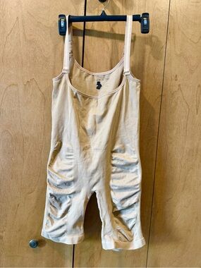$ Sale Beige One-Piece Body shaper  Soft Stretch Tank Style with butt lift L/XL